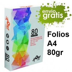 3,76€/Ud. 6 Cajas Folios A4...