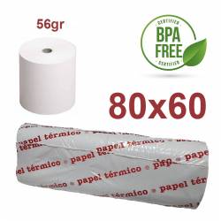 0,69€ Caja 80 Rollos Térmicos